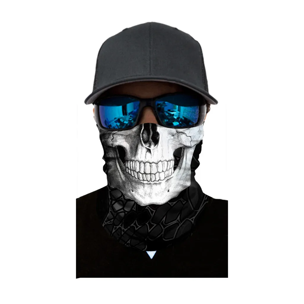 Многоцветная мотоциклетный головной платок для велоспорта теплая маска лица с