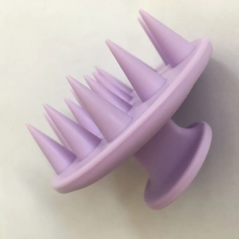 

2021 New Fashion Dish Brush Silicone Shampoo Scalp Hair Massager Clean Brushes Bath Shower Hair Cleaning Brush Comb Free Ship