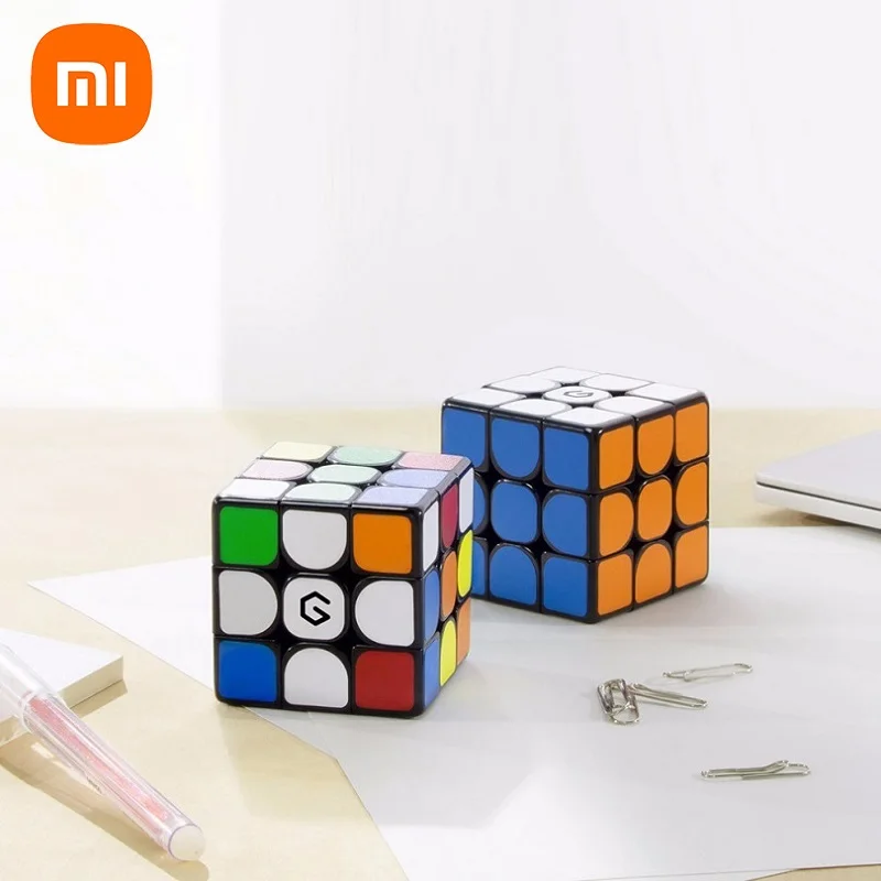 

Xiaomi Mijia Giiker M3 Magnetic Cube 3x3x3 Vivid Color Square Magic Cube Puzzle Science Education Work with Giiker App Kids Gift