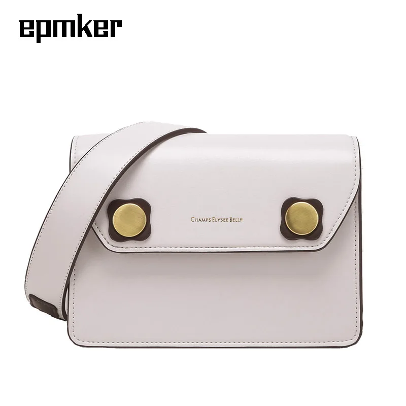 

EPMKER 2021 Messenger Bags Handbags Women Bags Luxury Designer Shoulder Bags Perses and Crossbody Bags Appliques Rivet Bags