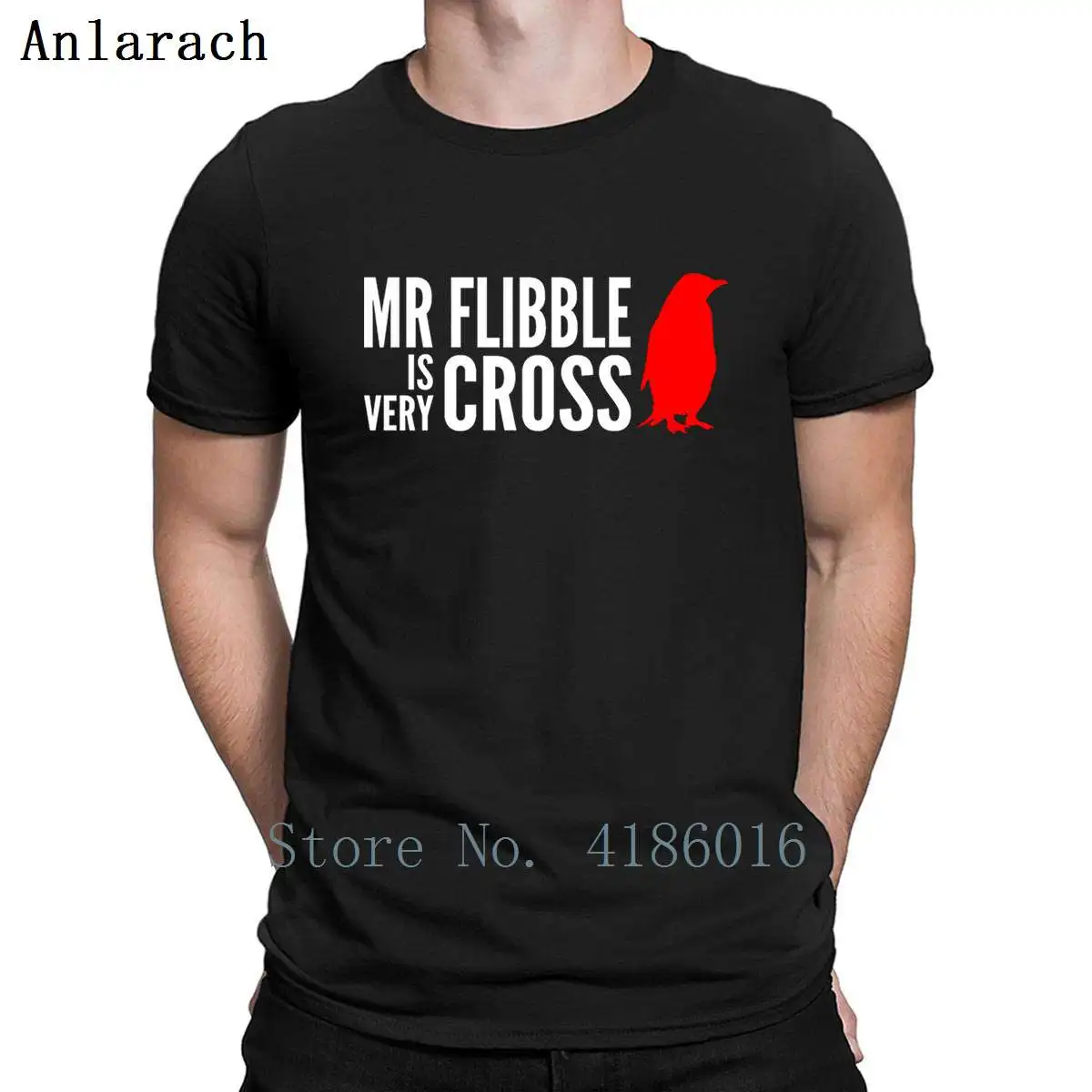 Футболка с надписью Mr Flibble Is Very Cross забавная Повседневная футболка летняя