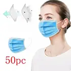 Маски для лица трехслойные со ртом, одноразовые, 50 шт., маски, бесплатная доставка
