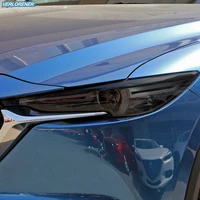 car headlight protective film smoked black tint wrap vinyl transparent tpu sticker for mazda cx5 kf 2017 2018 2019 2020 2021
