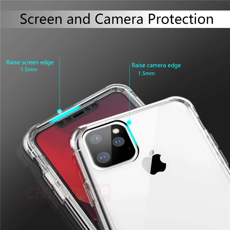Мягкий Двойной силиконовый чехол для iPhone 11 Pro Max XR XS X max тонкий из ТПУ iphone 6 6s plus 7 8 PLUS