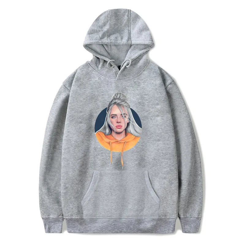 New3 Billie Eilish Толстовка Мужская Черная хлопковая толстовка пара светящаяся Billie Elish Толстовка простая сохраняющая тепло Женская/мужская одежда - Цвет: New3