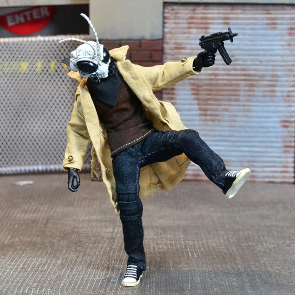 

1/12th человек-муравей убийца насекомых головка простолюдин 6-дюймовый Подвижная кукла модель с подвижными шарнирами