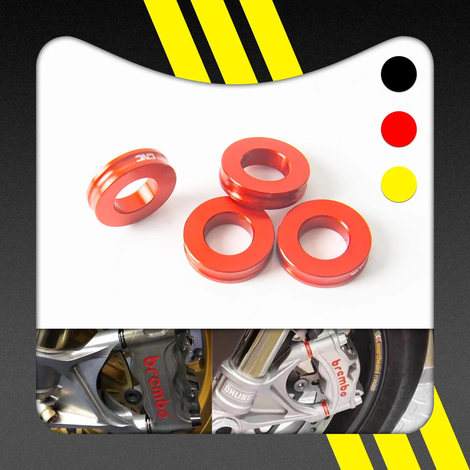 

For Ducati Scrambler 800 400 1100 Streetfighter 848 1098 V4 Motorcycle Front Brake Caliper Spacers Kit