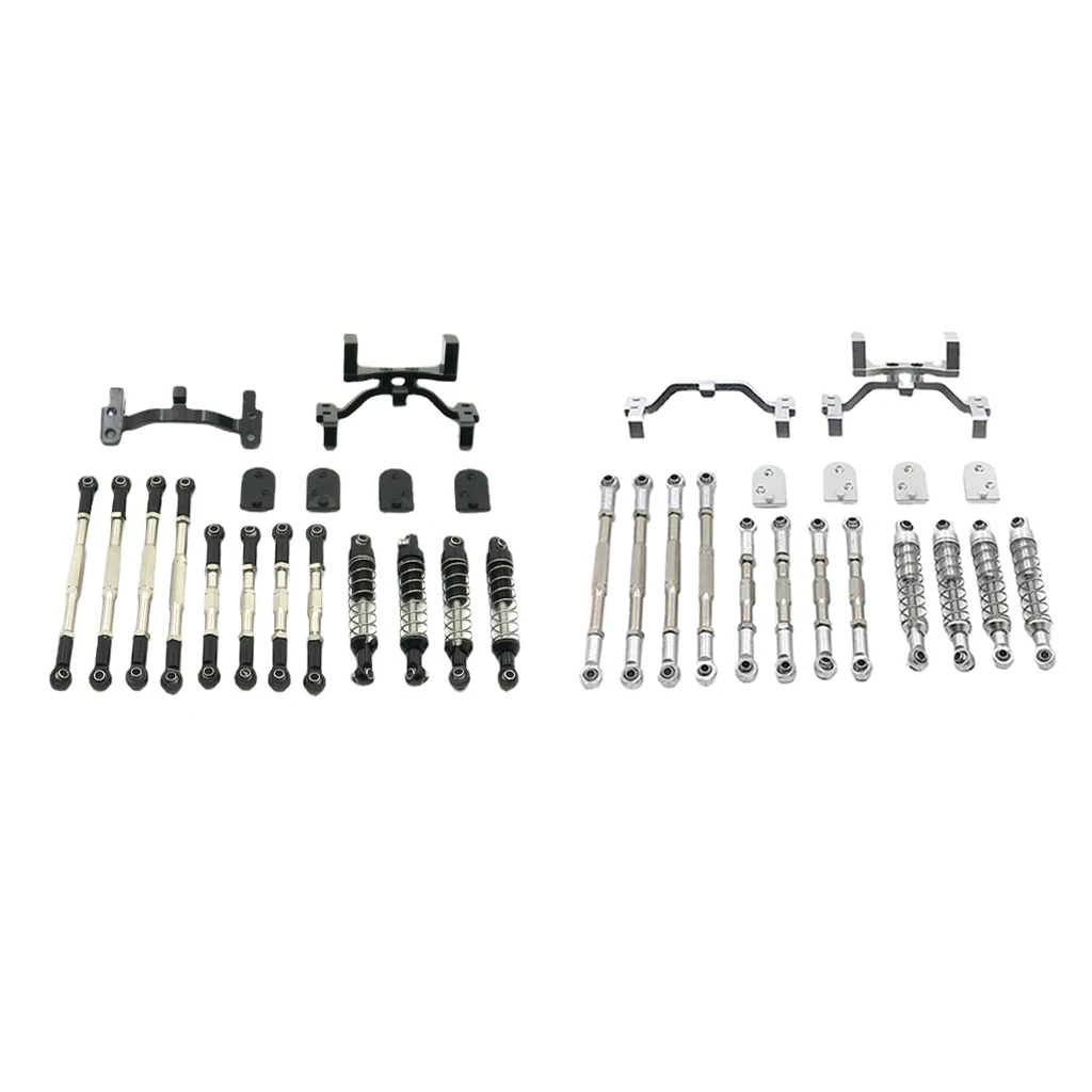 

14/set Metal Pull Rod Shock Absorber for WPL C34 C44 1/16 RC Car