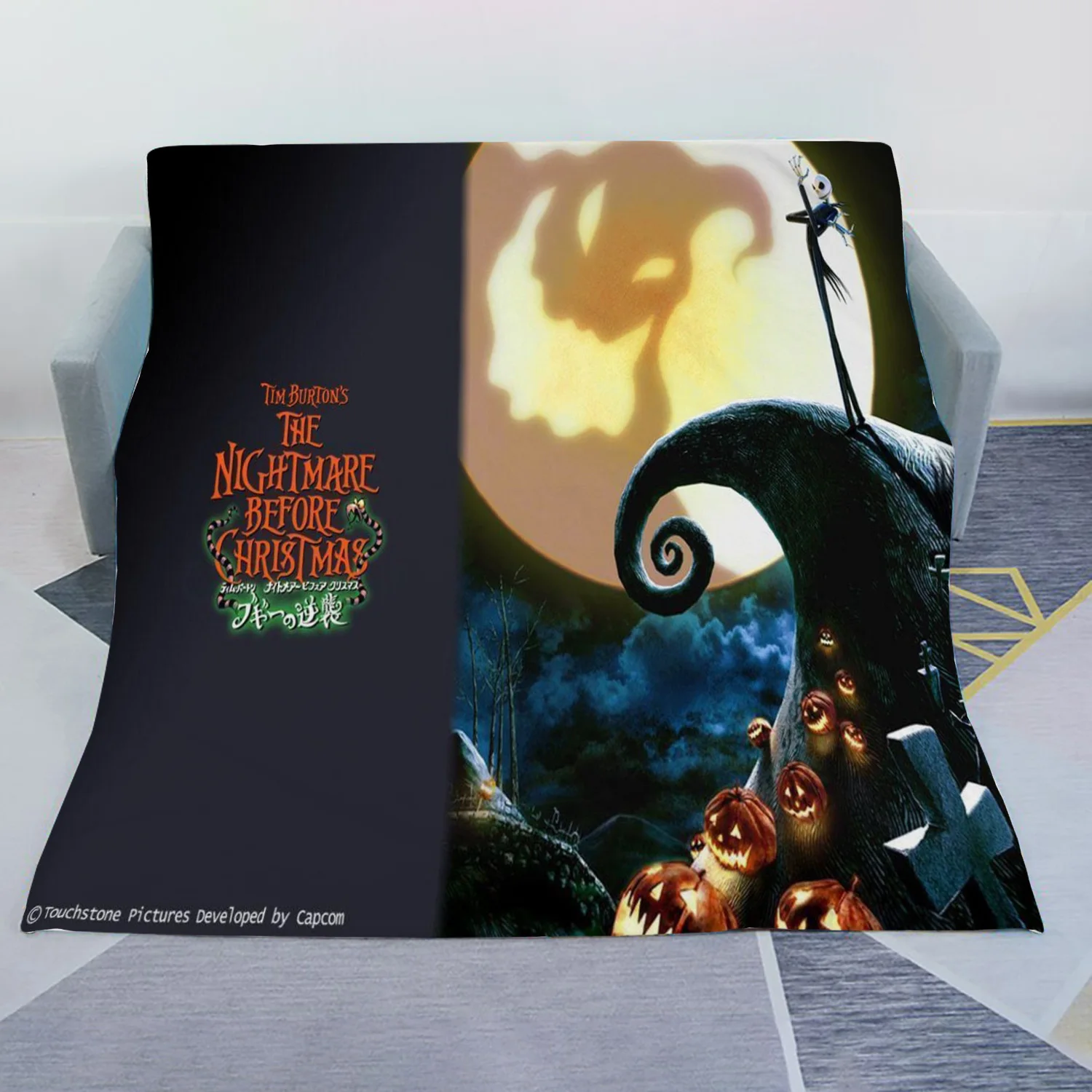 Кошмар перед Рождеством теплое Флисовое одеяло фланелевое s для детских кроватей