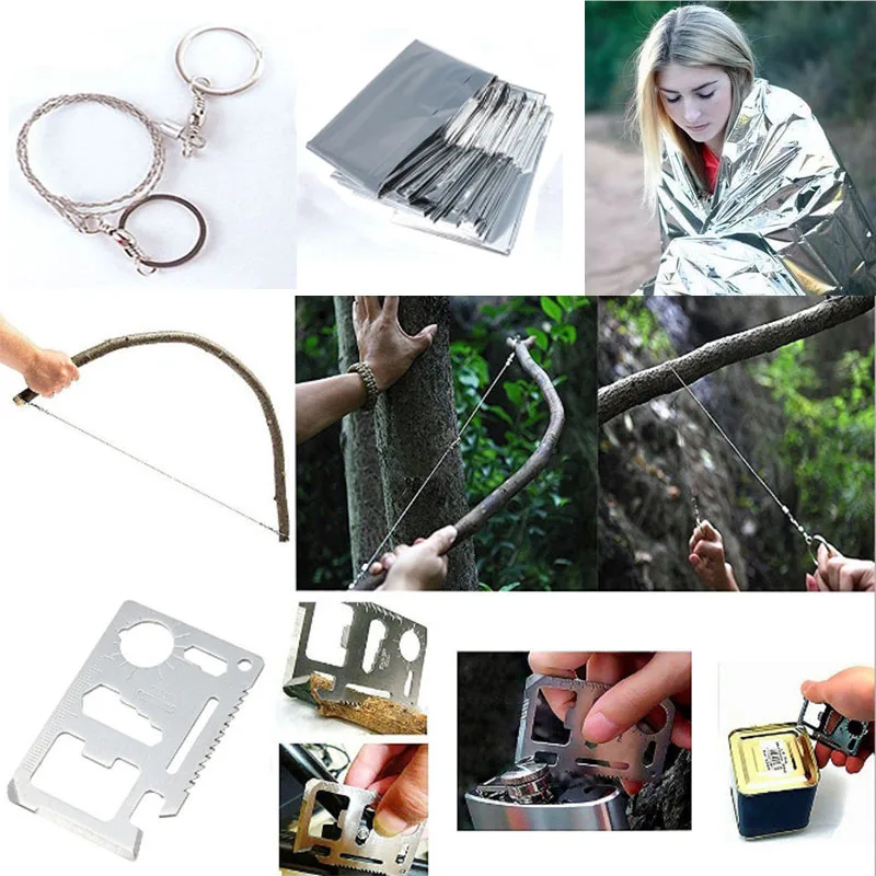 Набор для выживания на открытом воздухе кемпинга путешествий