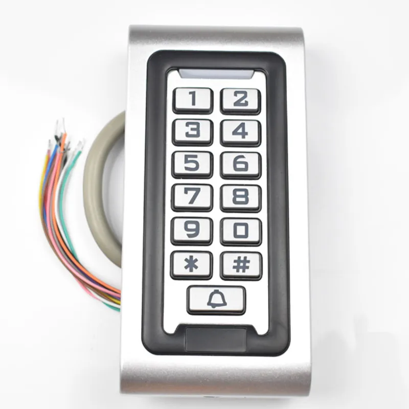 

125khz IP68 Keypad RFID Access Control System Proximity Card Standalone 2000 Users Door Waterproof Metal Case