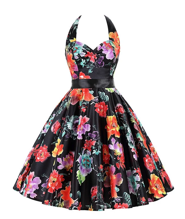 B010 Женское черно-белое платье в горошек большие качели Vestidos ретро халат повседневное выпускное вечернее платье рокабилли 50s 60s Pinup винтажные платья - Цвет: B010