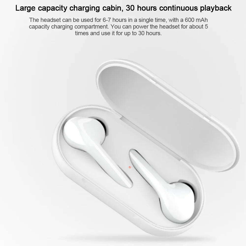 M6S TWS, беспроводные наушники Bluetooth 5,0, IPX5, водонепроницаемая стереогарнитура, спортивные наушники, наушники с зарядной коробкой для всех телефонов