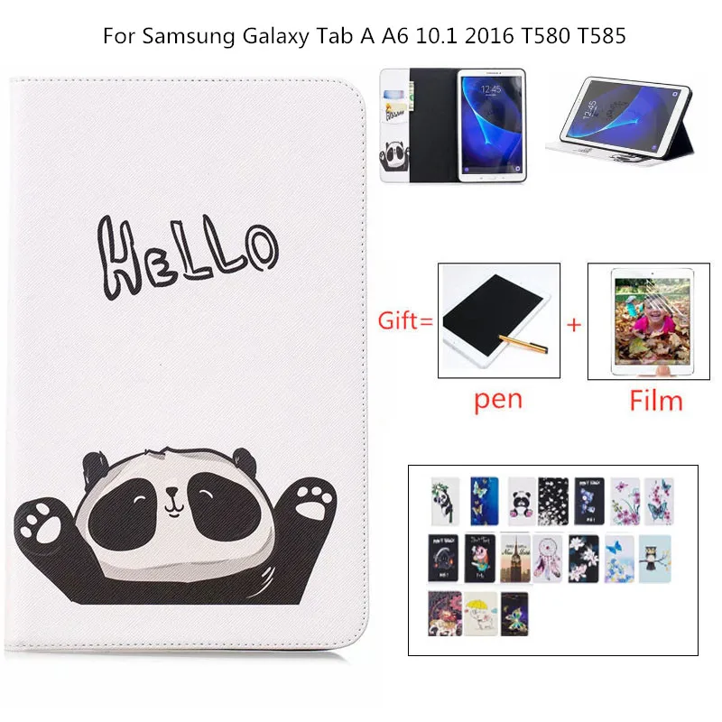 

Painted Owl Case Cover For Samsung T580 T710 T560 T550 T580 T280 T380 T720 T510 T290 P610 T870 Case Tablet Stand Skin Shell