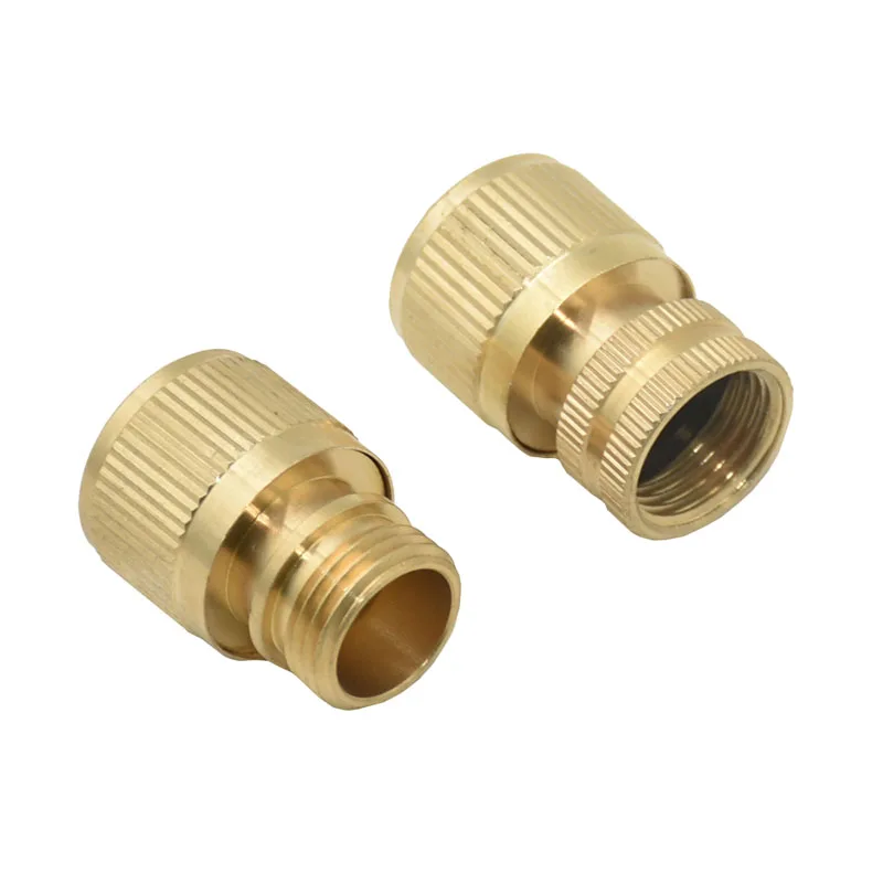 

Male 1/2" Female brass quick connector garden copper metal threaded water pipe connector 1pcs