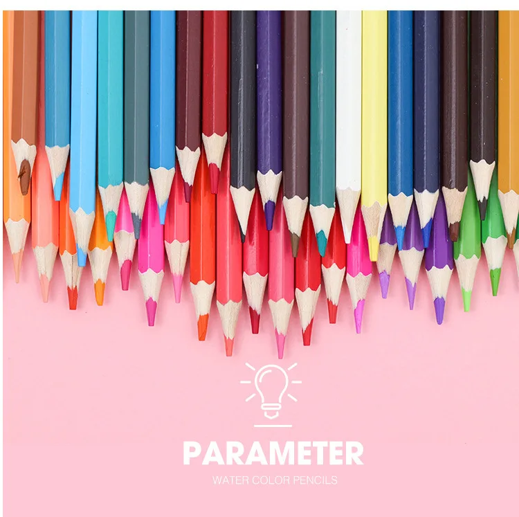 120 цветов древесное масло цветные карандаши ляписный Карандаш Чехол (высокое