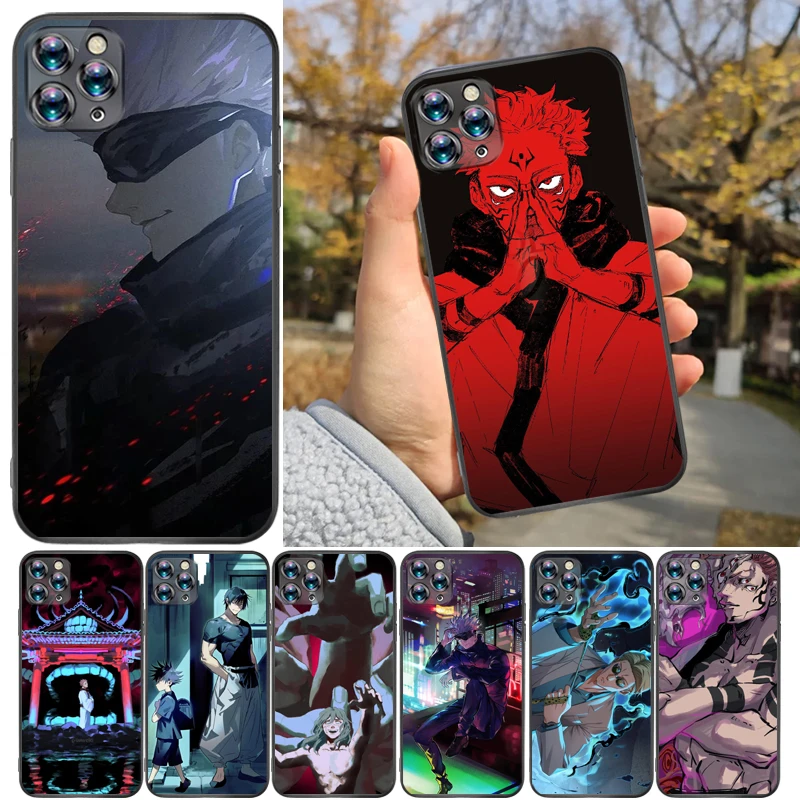 

Jujutsu Kaisen Sukuna Fushiguro Megumi Satoru Gojo Yuji Itadori Phone Case For iPhone 7 8 6 6S Plus Back Cover Cases Soft TPU