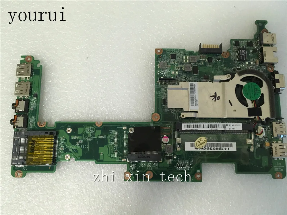 Материнская плата yourui DA0ZE7MB6D0 NBSGA06002 NB.SGA06.002 для ноутбука Acer D270 материнская 100%