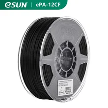 eSUN Nylon 12 carbon fiber ePA-12CF Filament 1.75mm 3D Printer  Filament 1KG 2.2LBS 3D Printing Filament for 3D Printer