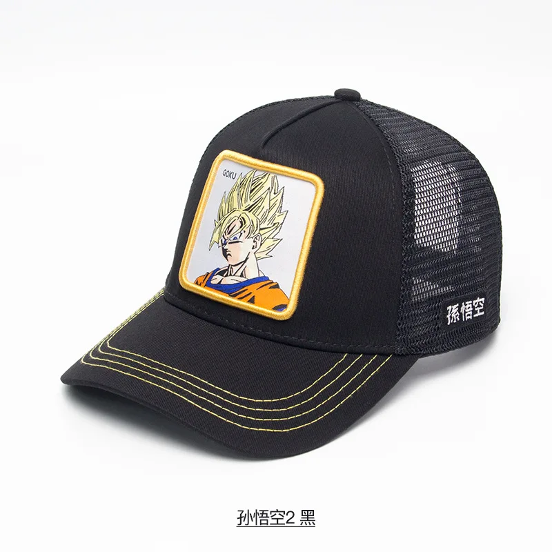 Бренд Вегета чехол Capsule corp Dragon Ball Z Snapback хлопок Бейсбол Кепки Для мужчин Для женщин в стиле «хип-хоп» для папы сетчатая шапка бейсболка дропшиппинг - Цвет: Золотой