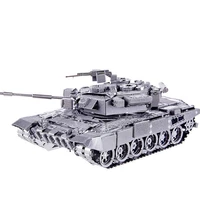 piececool 3d metal puzzle t 90a tank diy jigsaw model building kits gift and toys for adults children