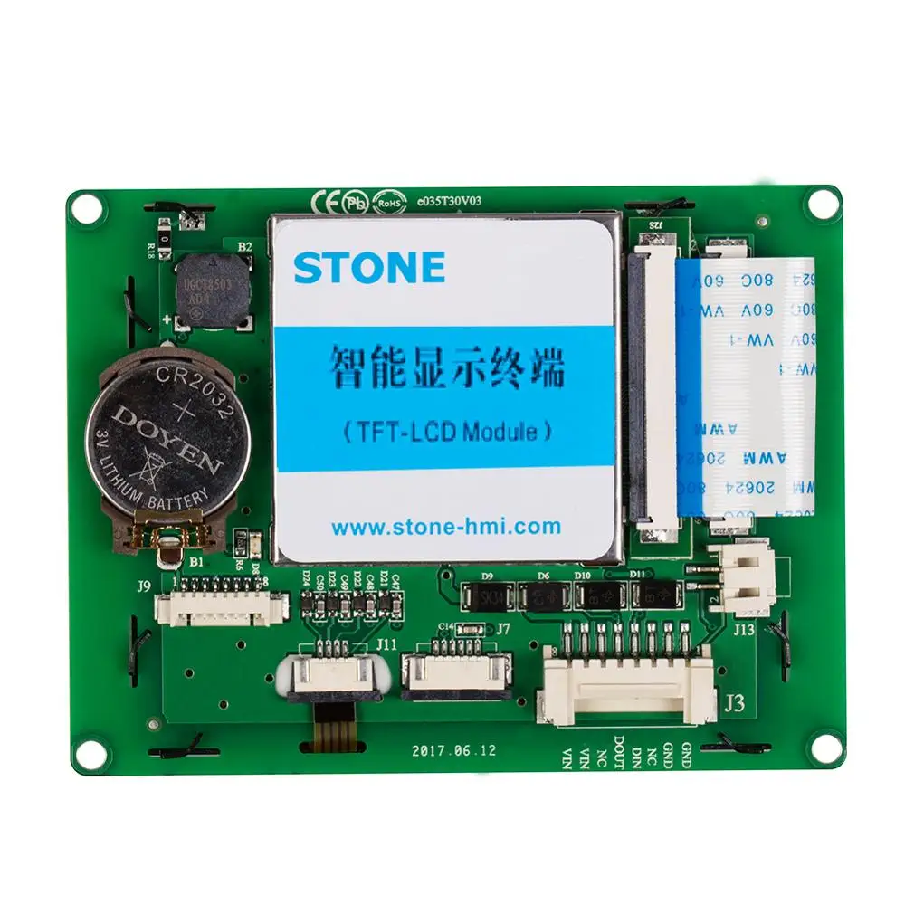 3 5 дюймовый Интеллектуальный UART TFT ЖК-модуль управляемый любым микроконтроллером