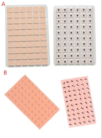 600 шт./лот Ушная Акупунктура Массажная Терапия игла пластырь семена наклейка