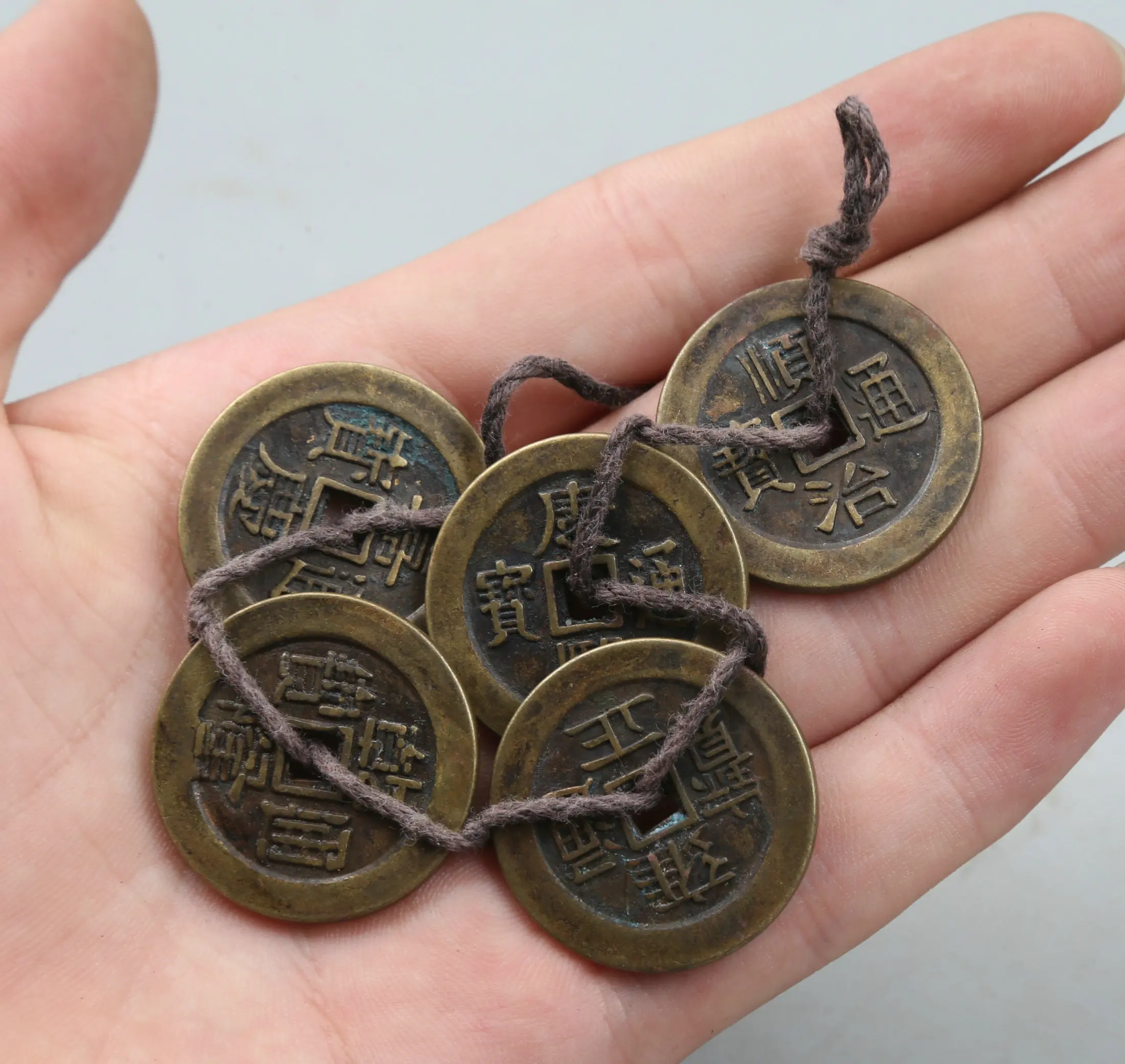 Коллекция сувениров 28 мм/1 1 дюйма небольшая китайская Бронзовая статуэтка