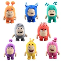 8pcslot oddbods cartoon plush toys stuffed kids toy collection kids doll christmas birthday gift home decoration 18 cm