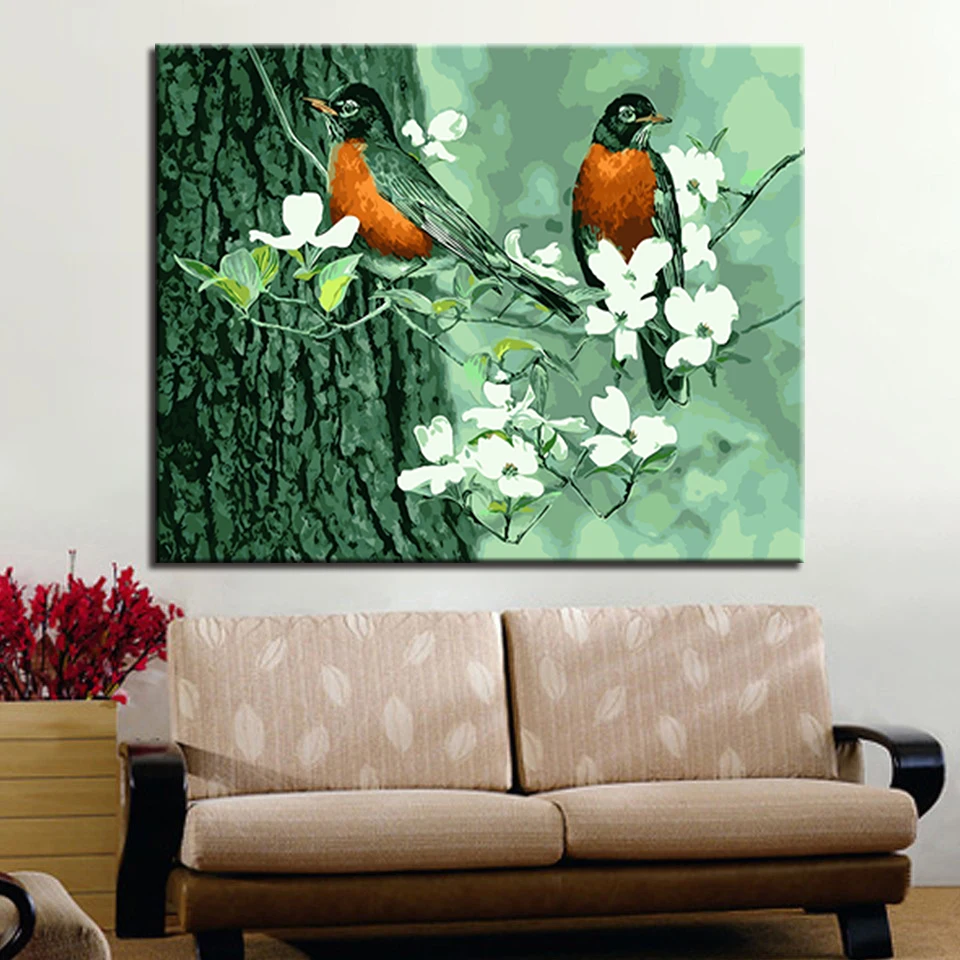 Magpie DIY Краска ing комплекты номеров картина с каллиграфией акриловая краска по