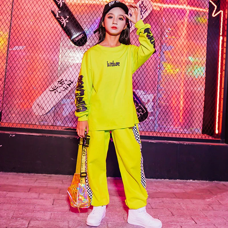 Танцевальные костюмы в стиле хип-хоп детская одежда для джазовых представлений