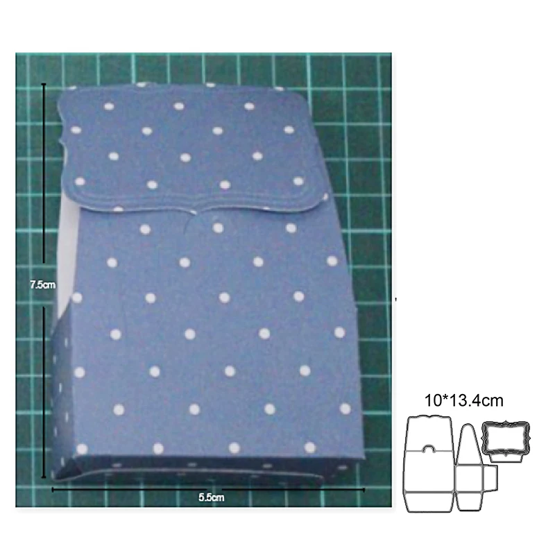 Ремесленные металлические штампы высечки 3D коробка сумка украшения Скрапбукинг