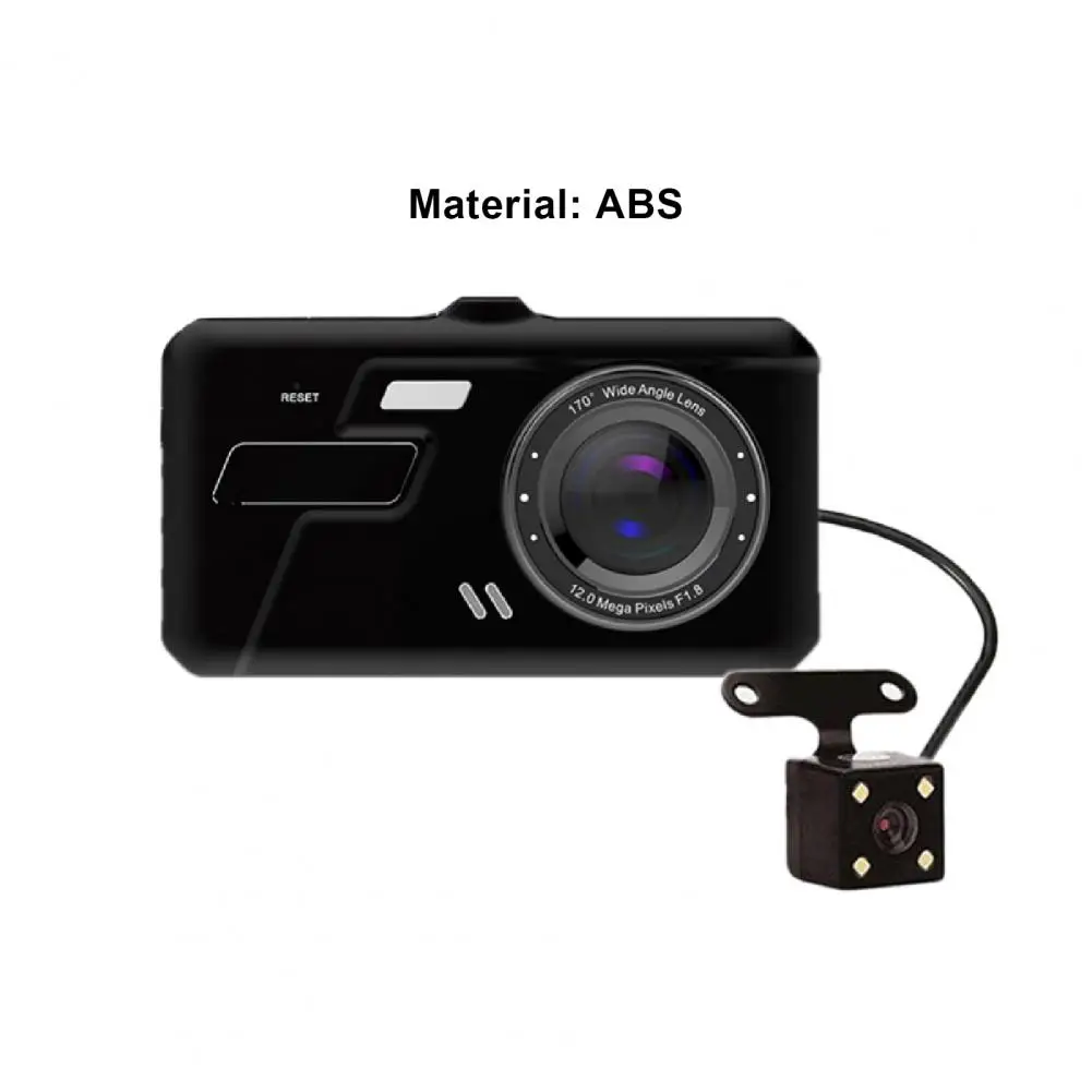 A11 Car Recorder G-Sensor Wide Compatibility 4-Inch Dual Lens Touch Screen Dash Cam Full HD-compatible 1080P for Vehicles | Автомобили и