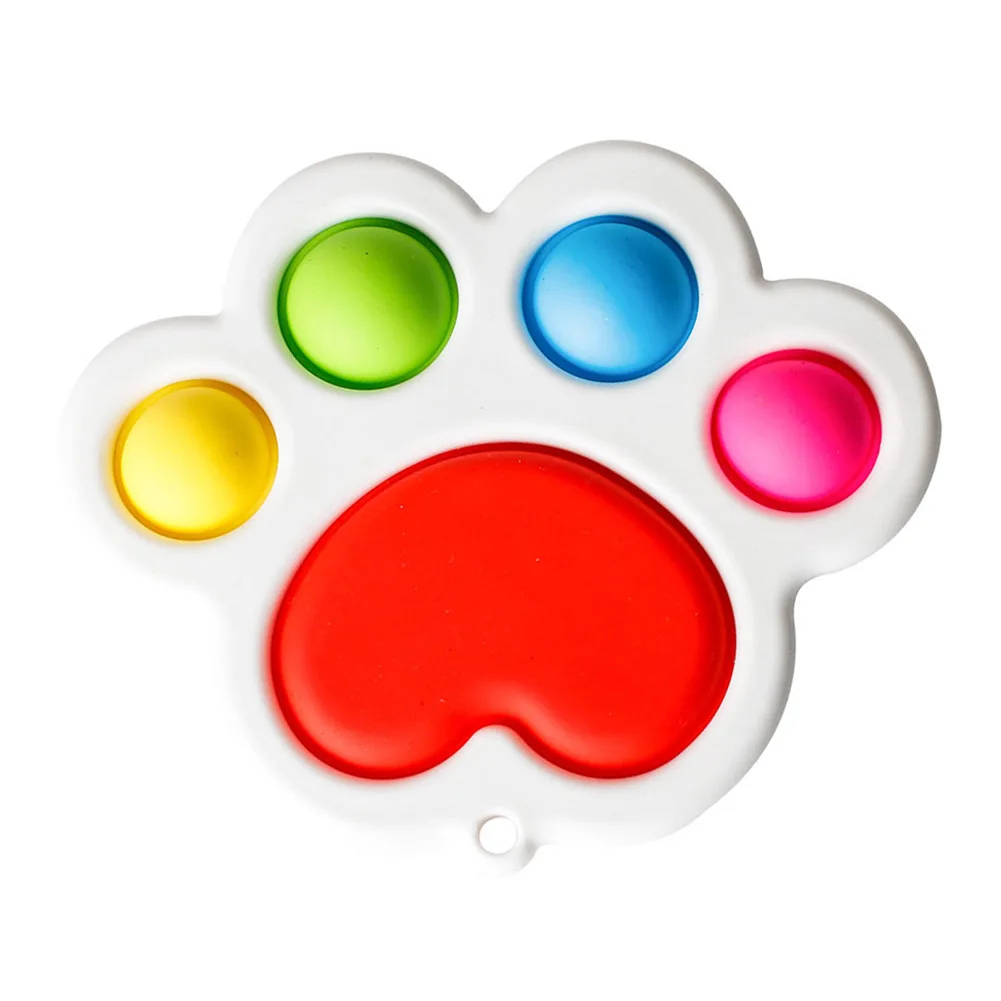 

Fidget Stress Relief Hand Toys Push Bubble Educational Kids Autism Toy Silicone Stress Reliever Squeeze Fidget