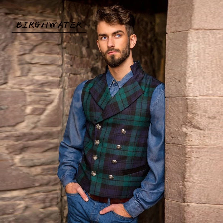 Мужской костюм жилет 2019 осенний для мужчин куртка без рукавов элегантное