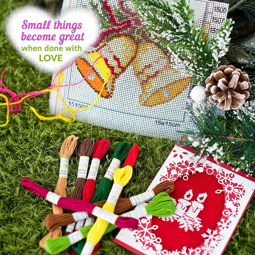 Набор нитей для вышивки крестиком набор рукоделия и дружбы|Нитки пряжи| |
