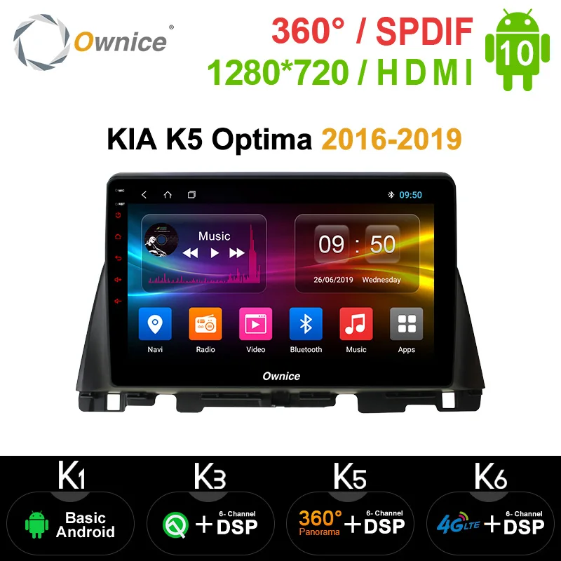 Ownice K3 K5 K6 10 1 &quotВосьмиядерный Android 0 360 панорама DSP SPDIF автомобильный Радио DVD GPS