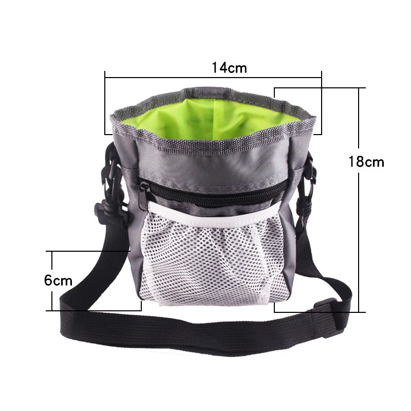 Pet Dog Treat Training Pouch Puppy Snack Bag Storage Holder Dispenser 3 Ways To Wear New Large Feed Bait Belt product | Дом и сад