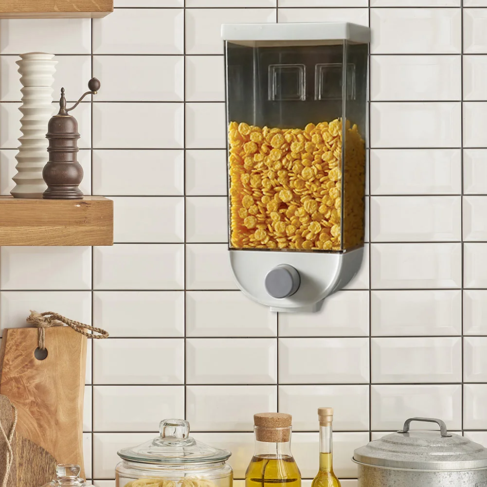 

Storage In The Kitchen Grains Sealed Tank Wall-mounted Transparent Dried Fruit Storage Tank Moisture-proof Rice Bean Storage Box