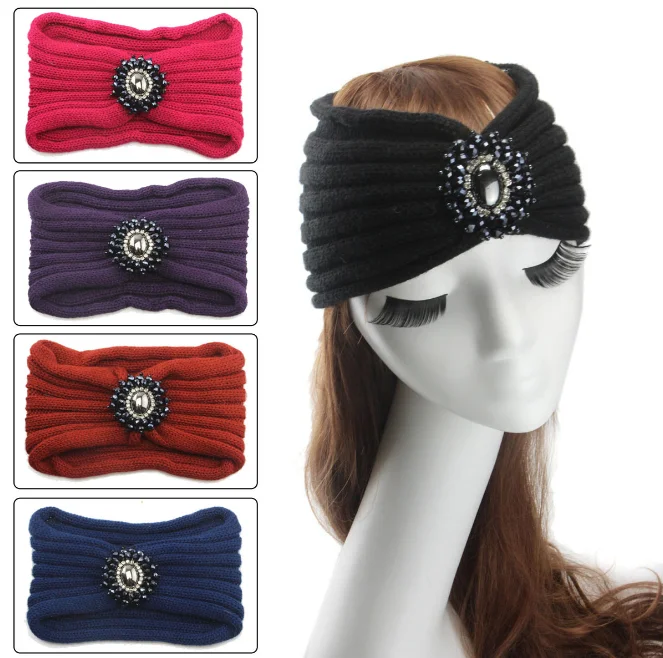 Хиджаб хиджаб из пряжи с драгоценными камнями теплый акриловый платок женский