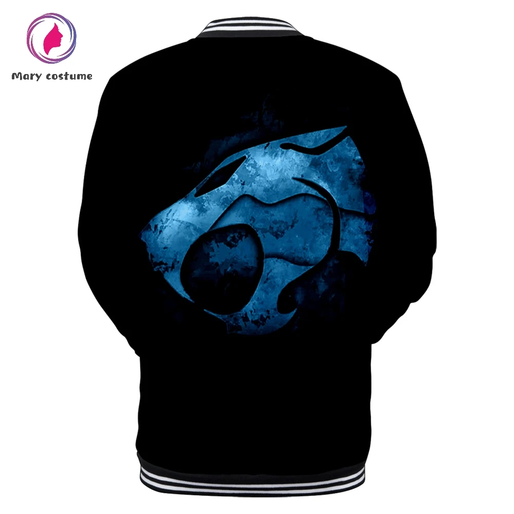 

Men/women Casual Slim Baseball Jacket Classic Anime ThunderCats Baseball Uniform Fashion New Casual Harajuku Streetwear Clothes