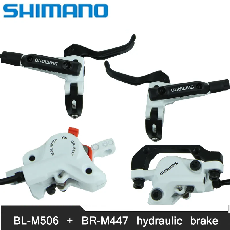 SHIMANO M506 + M447 MTB велосипед гидравлические дисковые тормоза комплект зажим Mountain для