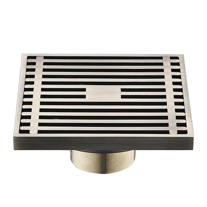 Античная медь твердая латунь Бронзовый пол Слив отходов Ванная комната Душ слив