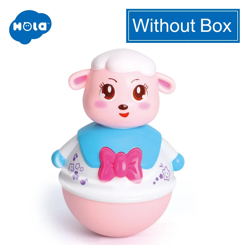 WITHOUT BOX HOLA 967 детские игрушки неваляшка игрушка с музыкой и мигающими огнями кивающая кукла утка овца Новинка Развивающие игрушки - Цвет: WITHOUT BOX