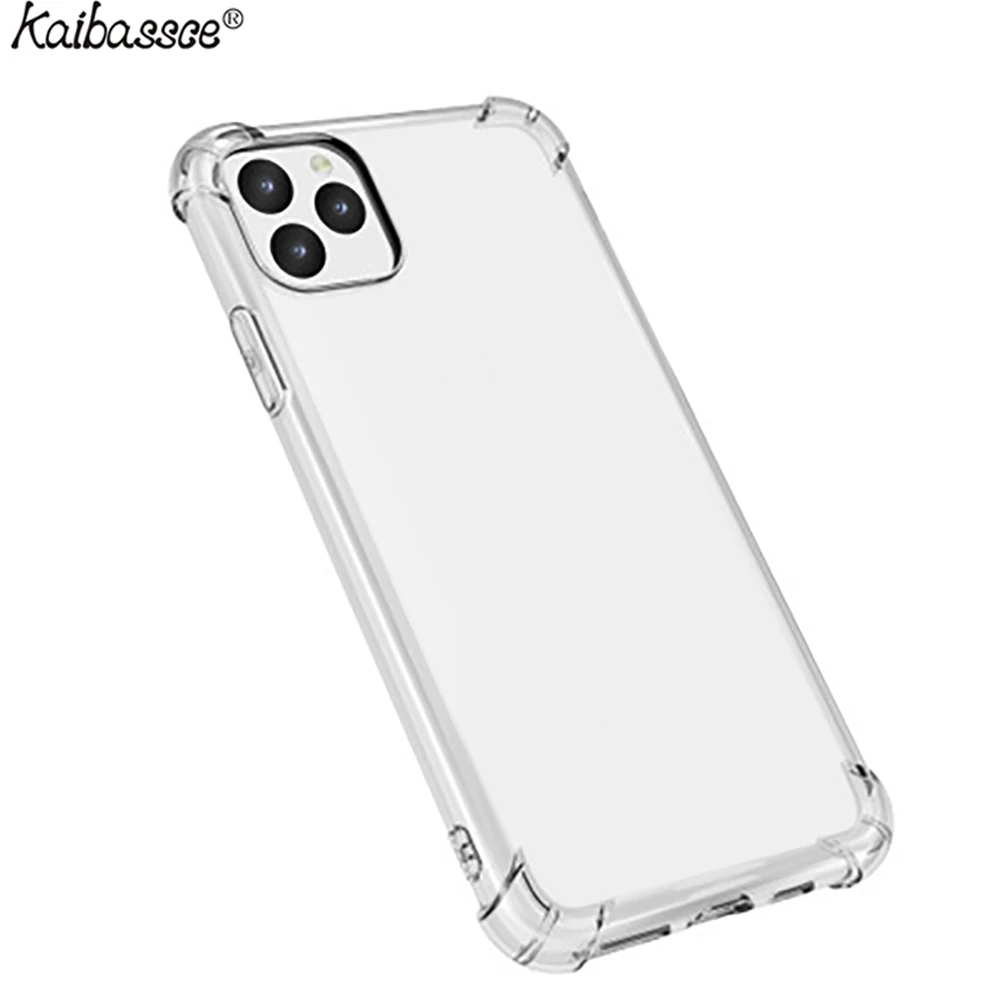 

Luxury Shockproof Phone Case For iPhone13 12 Pro X XR XS MAX Soft Silicone TPU Case For iPhone 11Pro Max Transparent Back Cover
