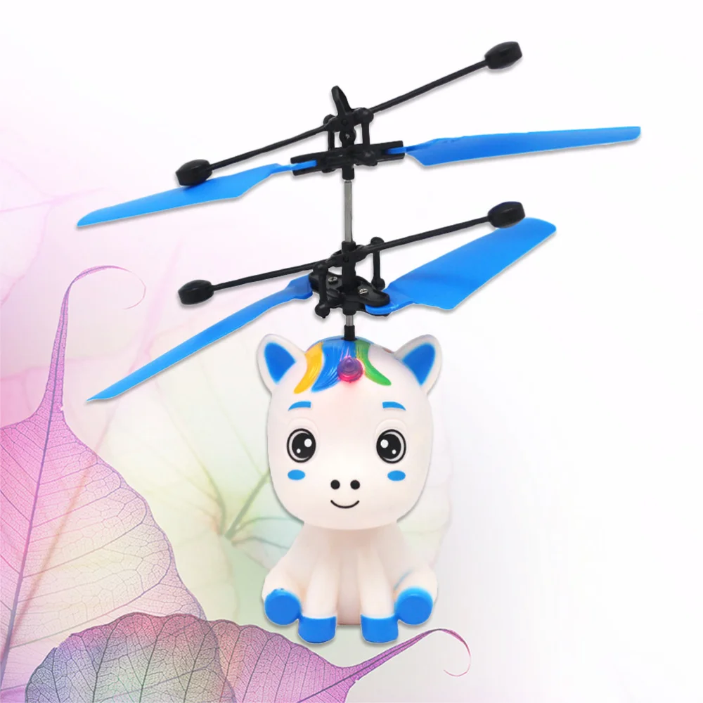 

1pc Design Flying Gesture Induction Aircraft Body Induction USB Charging for Kids Children (Red)