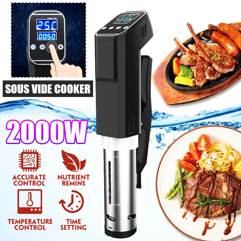 2000 Вт 15л вакуумная медленная пищевая плита Sous Vide мощная иммерсионная
