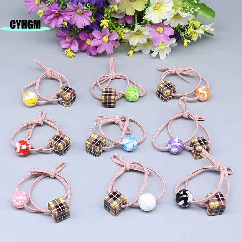 New Fashion korean amber designer Hair rope Accessories for Women hair ties scrunchies elastic bands Girls Band A05-8 |