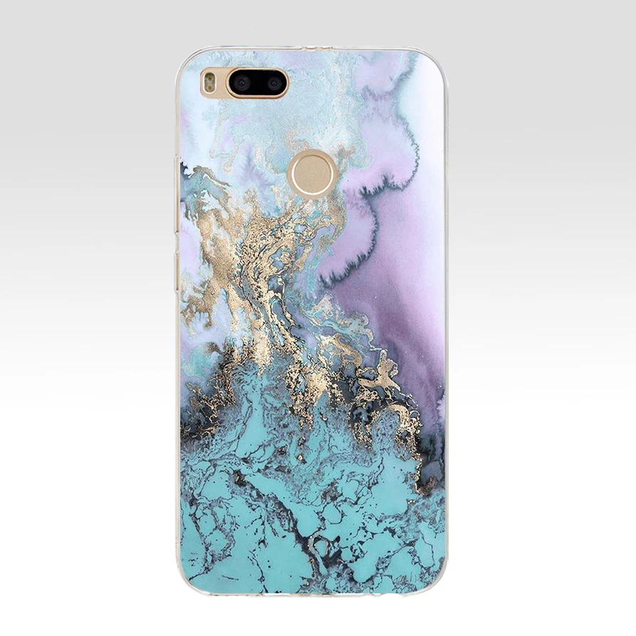 347FG Розовый Белый Синий Мраморный Мягкий Силиконовый ТПУ чехол для телефона xiaomi
