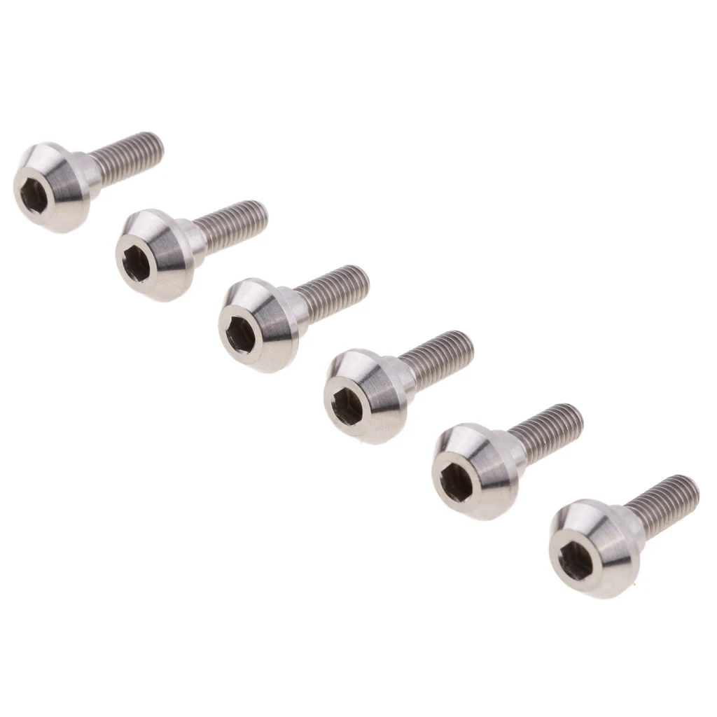 

12 Pieces Titanium Front Rear Brake Disc Rotor Bolts for Yamaha R6 R1